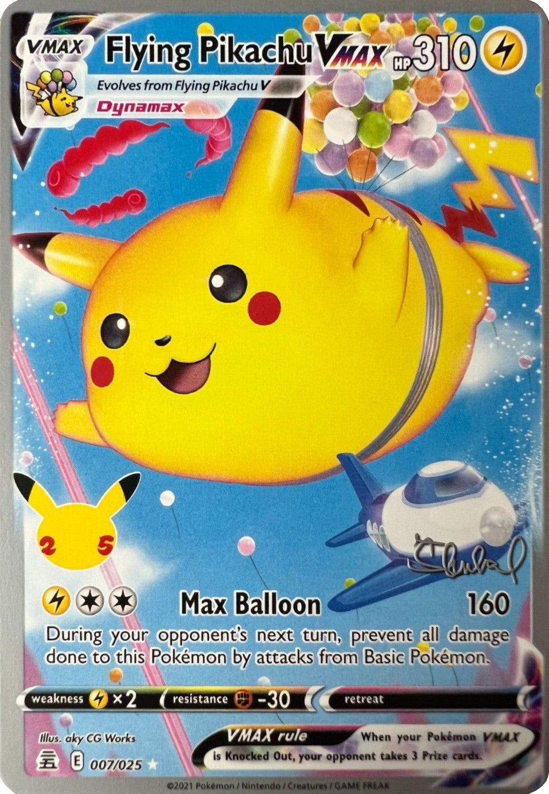 Flying Pikachu VMAX (007/025) (ADP - Ondrej Skubal) [World Championships 2022] | Exor Games Bridgewater