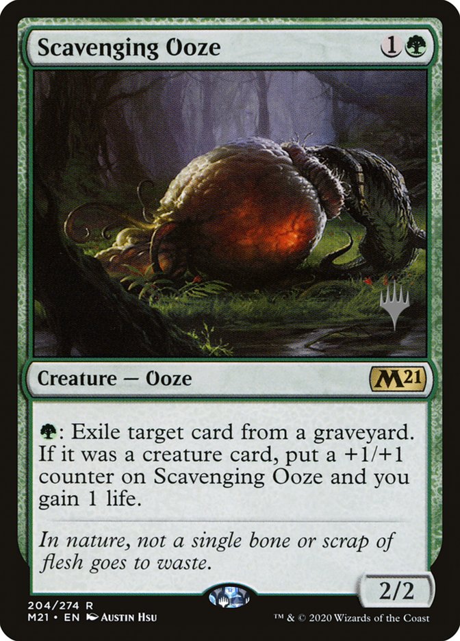 Scavenging Ooze (Promo Pack) [Core Set 2021 Promos] | Exor Games Bridgewater