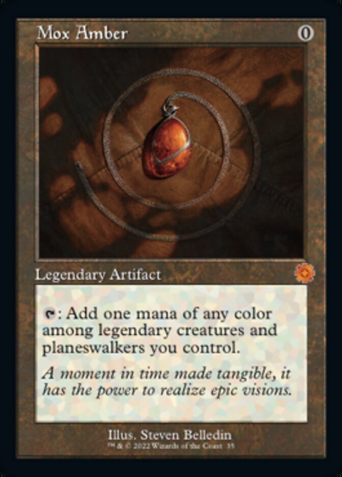 Mox Amber (Retro) [The Brothers' War Retro Artifacts] | Exor Games Bridgewater