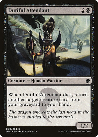 Dutiful Attendant [Dragons of Tarkir] | Exor Games Bridgewater