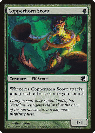 Copperhorn Scout [Scars of Mirrodin] | Exor Games Bridgewater