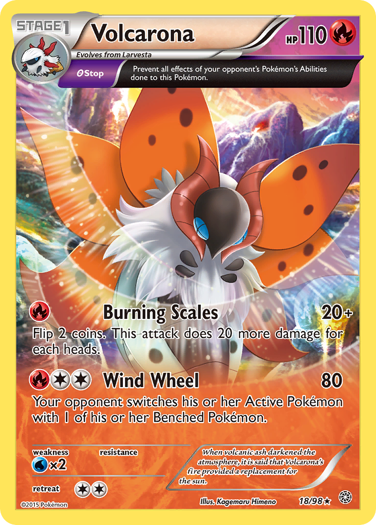 Volcarona (18/98) [XY: Ancient Origins] | Exor Games Bridgewater