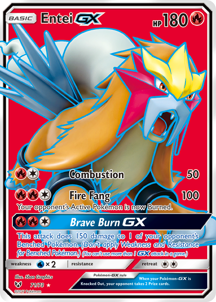 Entei GX (71/73) [Sun & Moon: Shining Legends] | Exor Games Bridgewater