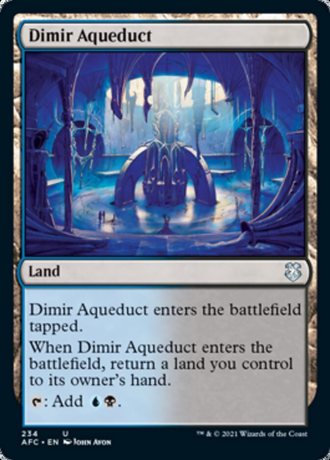 Dimir Aqueduct [Dungeons & Dragons: Adventures in the Forgotten Realms Commander] | Exor Games Bridgewater