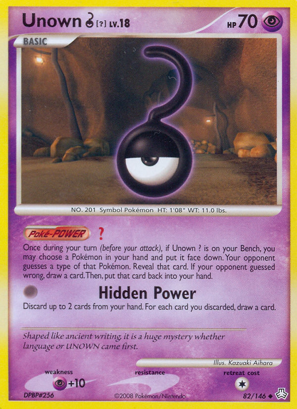 Unown ? (82/146) [Diamond & Pearl: Legends Awakened] | Exor Games Bridgewater