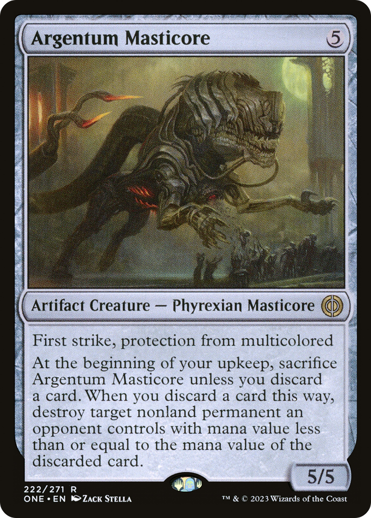 Argentum Masticore [Phyrexia: All Will Be One] | Exor Games Bridgewater