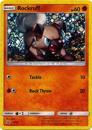 Rockruff (SM06) (General Mills Promo) [Sun & Moon: Black Star Promos] | Exor Games Bridgewater