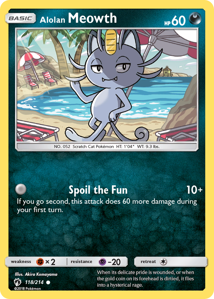 Alolan Meowth (118/214) [Sun & Moon: Lost Thunder] | Exor Games Bridgewater