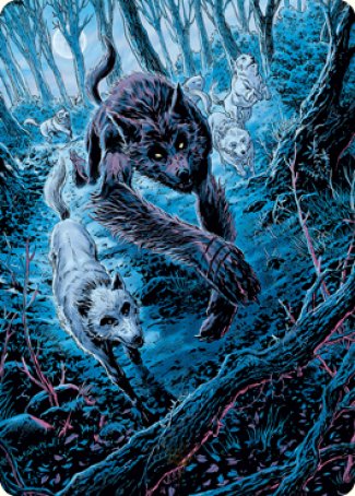 Untamed Pup Art Card [Innistrad: Midnight Hunt Art Series] | Exor Games Bridgewater