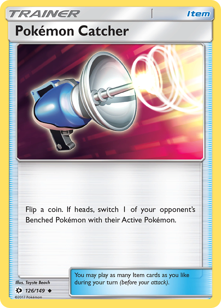 Pokemon Catcher (126/149) [Sun & Moon: Base Set] | Exor Games Bridgewater
