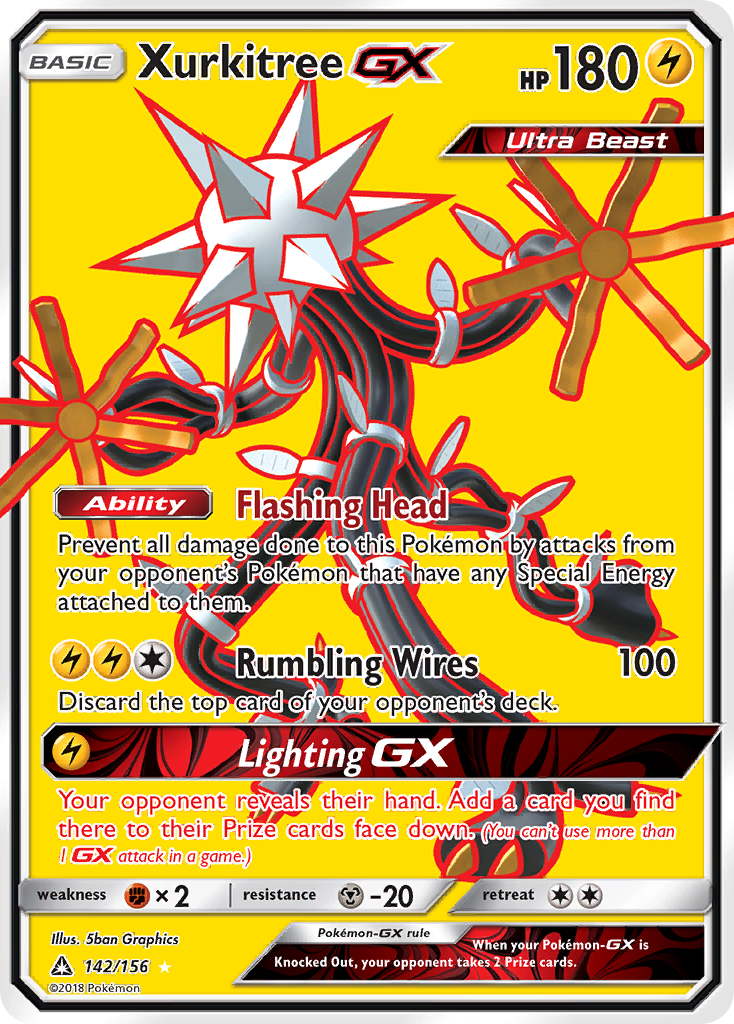 Xurkitree GX (142/156) [Sun & Moon: Ultra Prism] | Exor Games Bridgewater