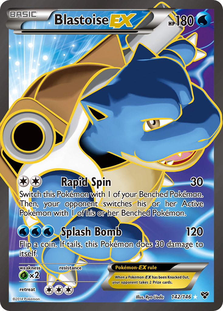 Blastoise EX (142/146) [XY: Base Set] | Exor Games Bridgewater