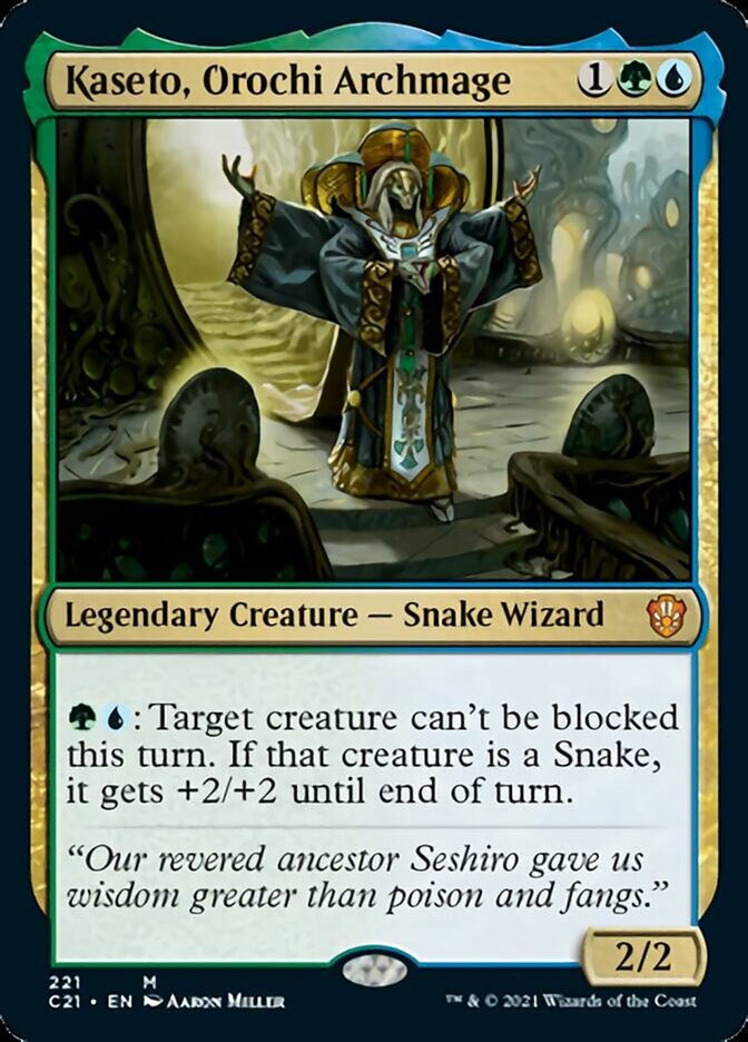 Kaseto, Orochi Archmage [Commander 2021] | Exor Games Bridgewater
