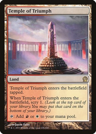 Temple of Triumph [Theros] | Exor Games Bridgewater