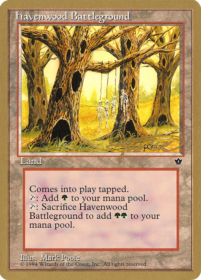 Havenwood Battleground (Mark Justice) [Pro Tour Collector Set] | Exor Games Bridgewater