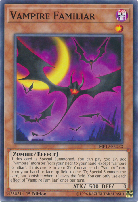 Vampire Familiar [MP19-EN233] Common | Exor Games Bridgewater