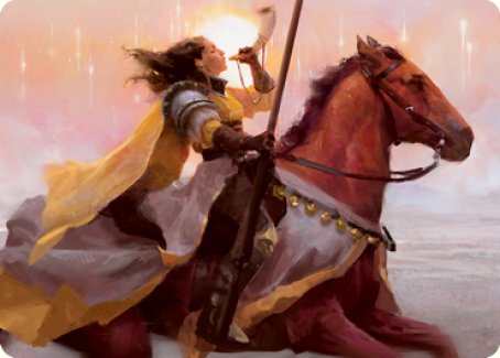 Sunrise Cavalier Art Card [Innistrad: Midnight Hunt Art Series] | Exor Games Bridgewater