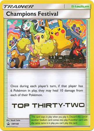 Champions Festival (SM148) (2018 Top Thirty Two) [Sun & Moon: Black Star Promos] | Exor Games Bridgewater