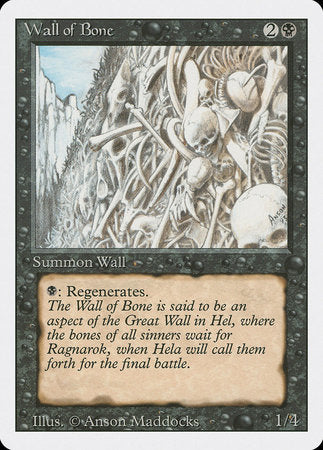 Wall of Bone [Revised Edition] | Exor Games Bridgewater