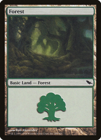 Forest (299) [Shadowmoor] | Exor Games Bridgewater