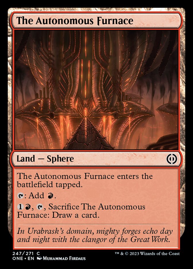 The Autonomous Furnace [Phyrexia: All Will Be One] | Exor Games Bridgewater