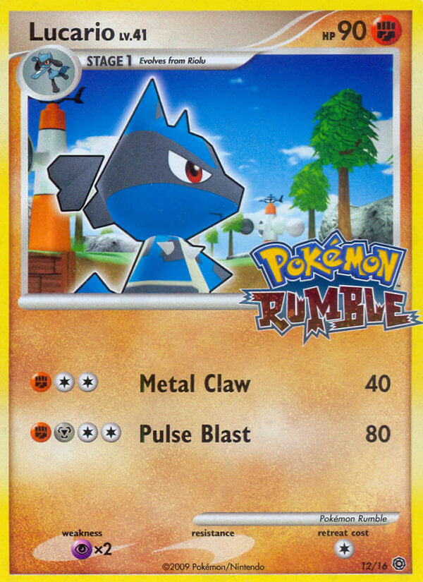 Lucario (12/16) [Pokémon Rumble] | Exor Games Bridgewater