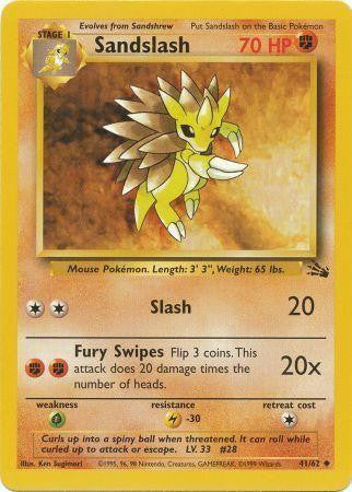 Sandslash (41/62) [Fossil Unlimited] | Exor Games Bridgewater