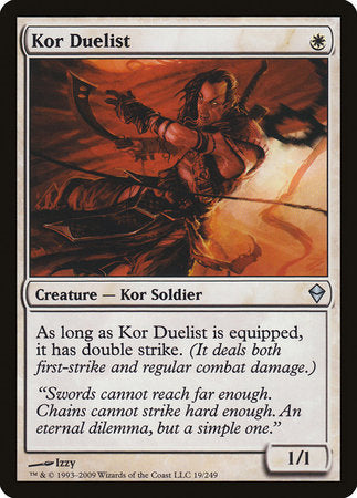 Kor Duelist [Zendikar] | Exor Games Bridgewater