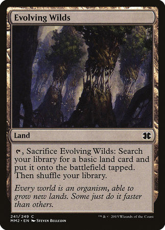 Evolving Wilds [Modern Masters 2015] | Exor Games Bridgewater