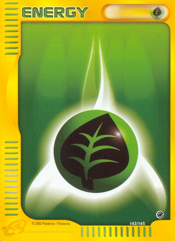 Grass Energy (162/165) [Expedition: Base Set] | Exor Games Bridgewater