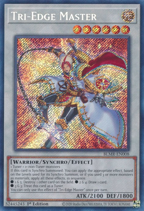 Tri-Edge Master [BLMR-EN008] Secret Rare | Exor Games Bridgewater