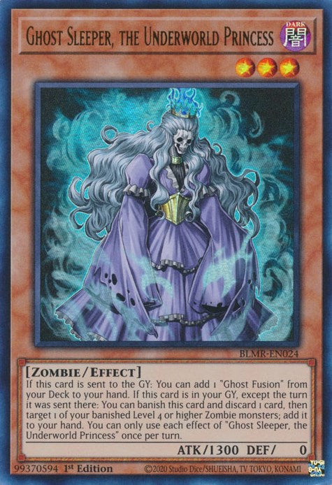 Ghost Sleeper, the Underworld Princess [BLMR-EN024] Ultra Rare | Exor Games Bridgewater