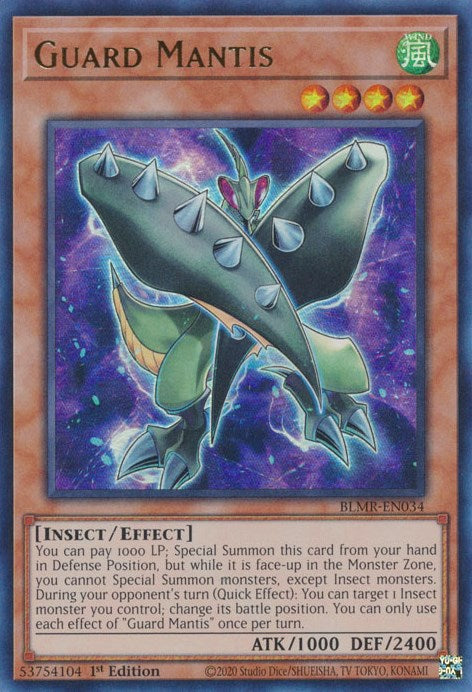 Guard Mantis [BLMR-EN034] Ultra Rare | Exor Games Bridgewater