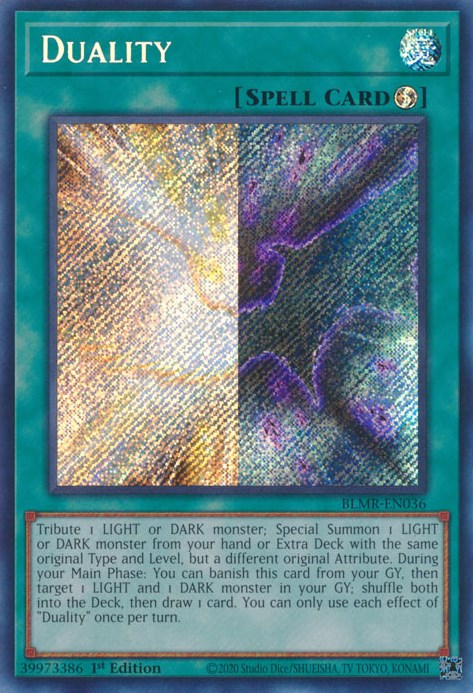 Duality [BLMR-EN036] Secret Rare | Exor Games Bridgewater