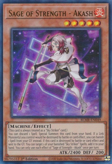 Sage of Strength - Akash [BLMR-EN049] Ultra Rare | Exor Games Bridgewater