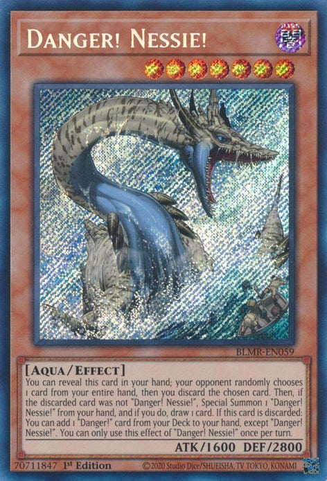 Danger! Nessie! [BLMR-EN059] Secret Rare | Exor Games Bridgewater