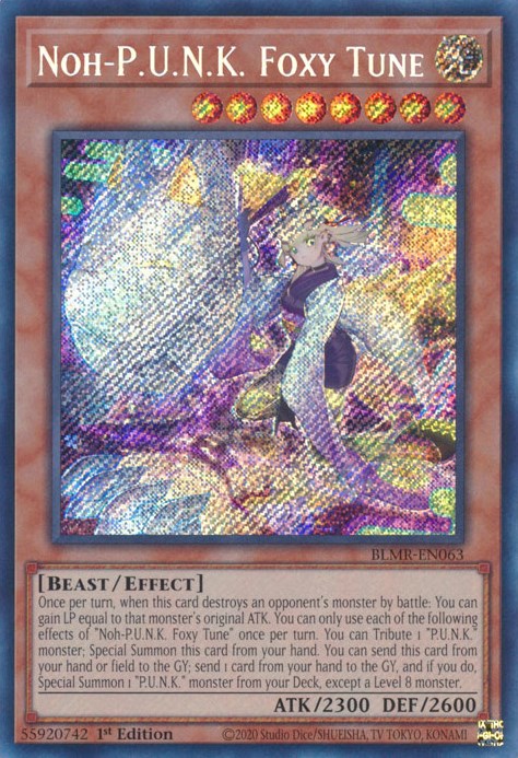 Noh-P.U.N.K. Foxy Tune [BLMR-EN063] Secret Rare | Exor Games Bridgewater