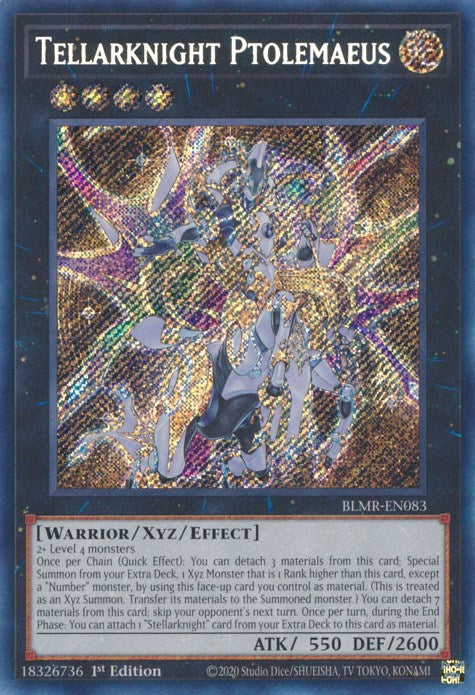 Tellarknight Ptolemaeus [BLMR-EN083] Secret Rare | Exor Games Bridgewater