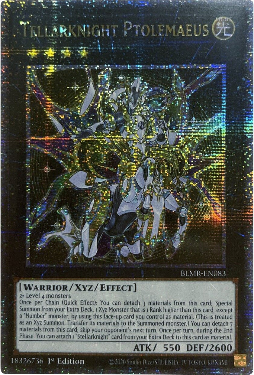 Tellarknight Ptolemaeus [BLMR-EN083] Quarter Century Secret Rare | Exor Games Bridgewater