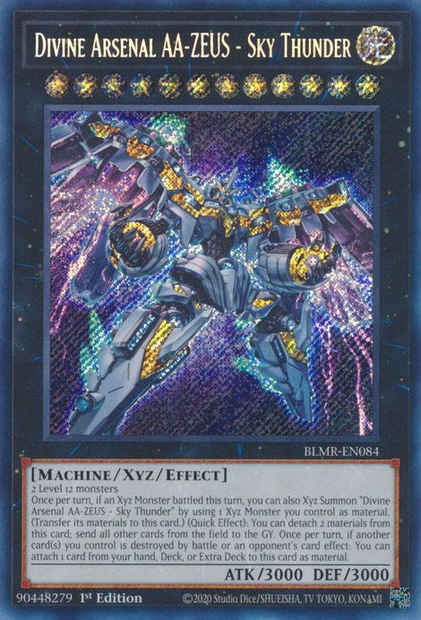 Divine Arsenal AA-ZEUS - Sky Thunder [BLMR-EN084] Secret Rare | Exor Games Bridgewater