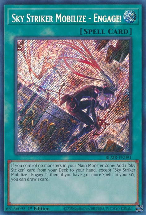 Sky Striker Mobilize - Engage! [BLMR-EN091] Secret Rare | Exor Games Bridgewater