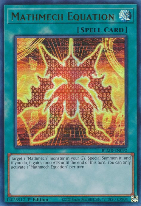 Mathmech Equation [BLMR-EN092] Ultra Rare | Exor Games Bridgewater