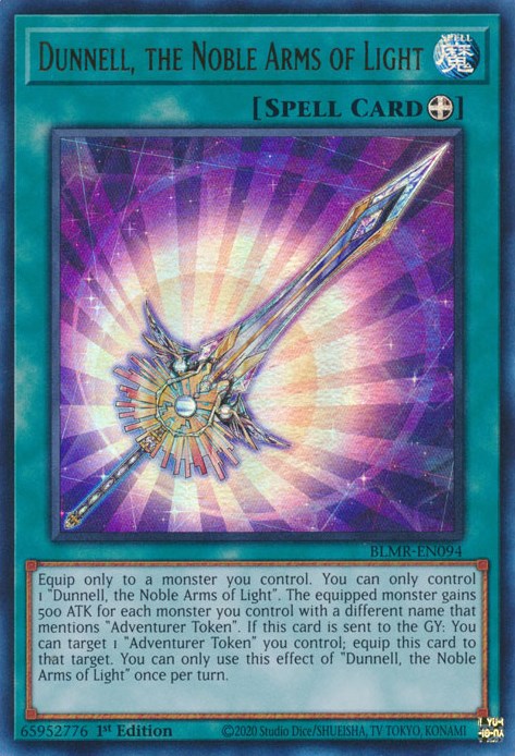 Dunnell, the Noble Arms of Light [BLMR-EN094] Ultra Rare | Exor Games Bridgewater