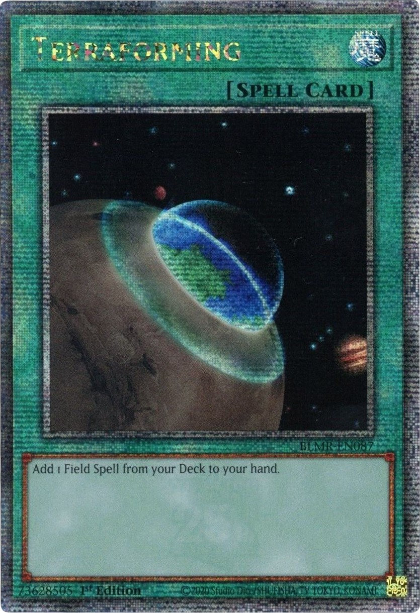 Terraforming [BLMR-EN087] Quarter Century Secret Rare | Exor Games Bridgewater