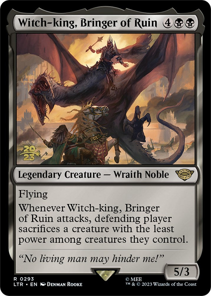 Witch-king, Bringer of Ruin [The Lord of the Rings: Tales of Middle-Earth Prerelease Promos] | Exor Games Bridgewater