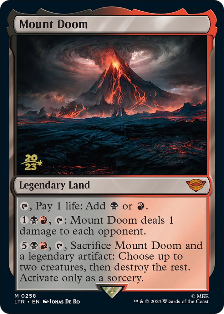 Mount Doom [The Lord of the Rings: Tales of Middle-Earth Prerelease Promos] | Exor Games Bridgewater