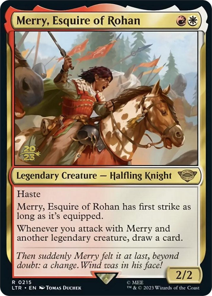 Merry, Esquire of Rohan [The Lord of the Rings: Tales of Middle-Earth Prerelease Promos] | Exor Games Bridgewater