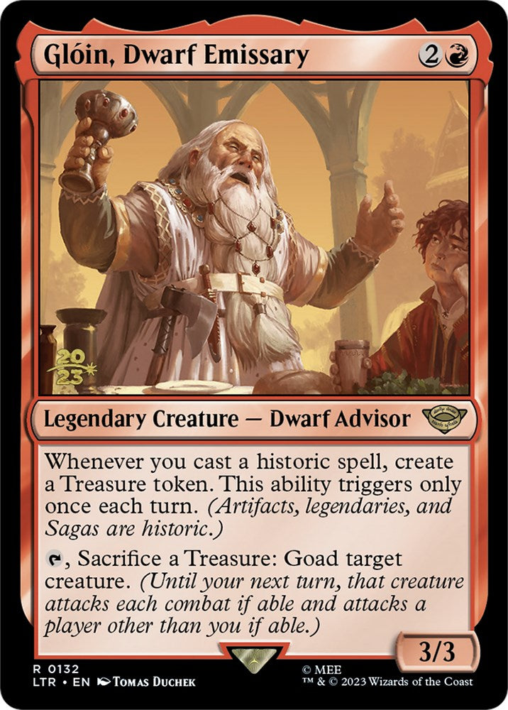 Gloin, Dwarf Emissary [The Lord of the Rings: Tales of Middle-Earth Prerelease Promos] | Exor Games Bridgewater