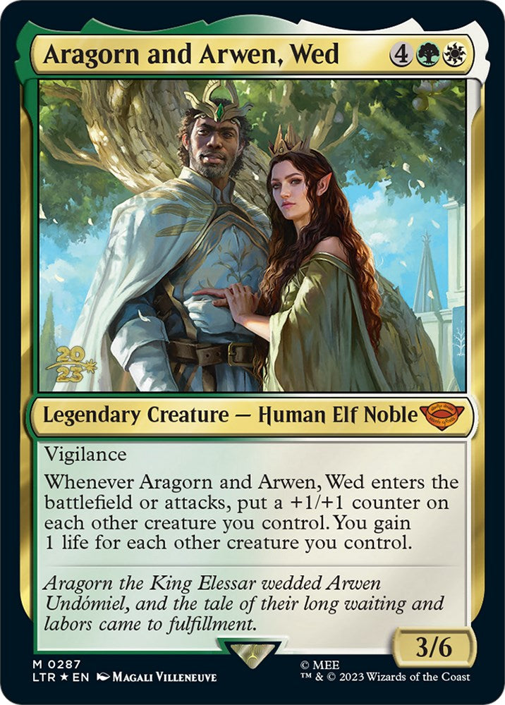 Aragorn and Arwen, Wed [The Lord of the Rings: Tales of Middle-Earth Prerelease Promos] | Exor Games Bridgewater