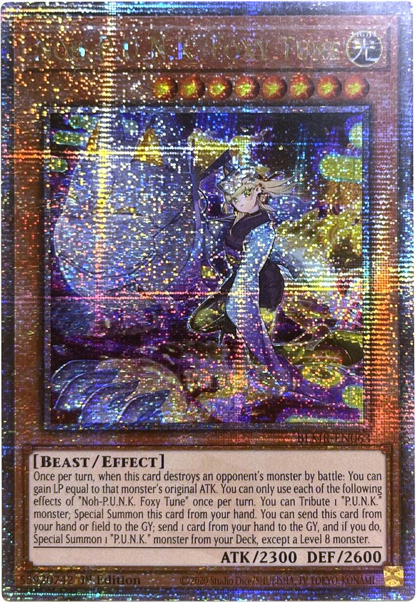 Noh-P.U.N.K. Foxy Tune [BLMR-EN063] Quarter Century Secret Rare | Exor Games Bridgewater